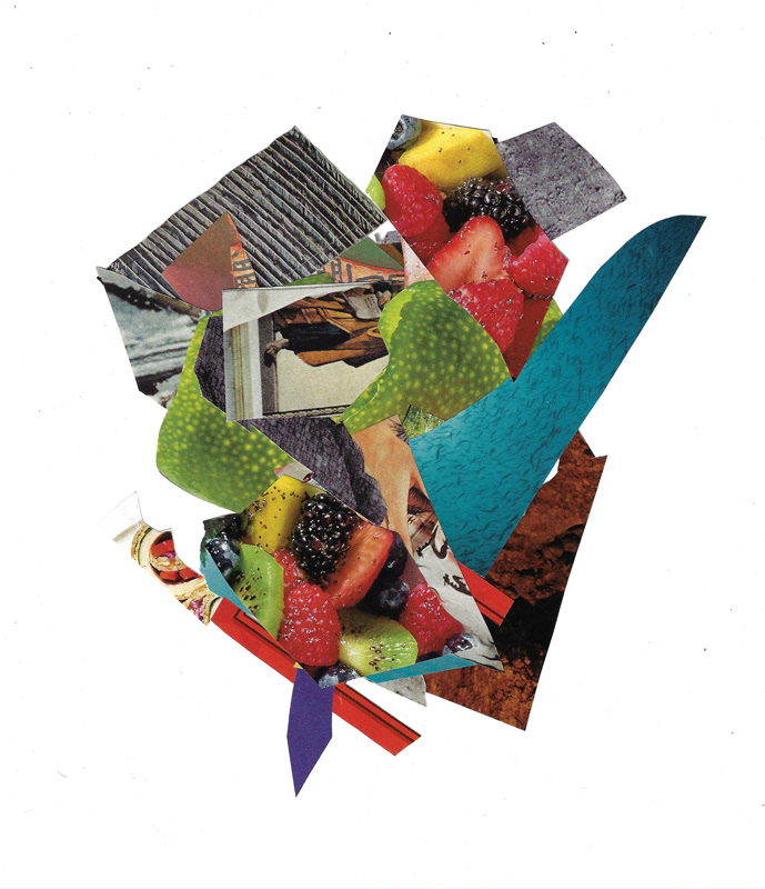 Scintilla Series VI, 2023. Collage on FLATBED | Joshua Cornelis