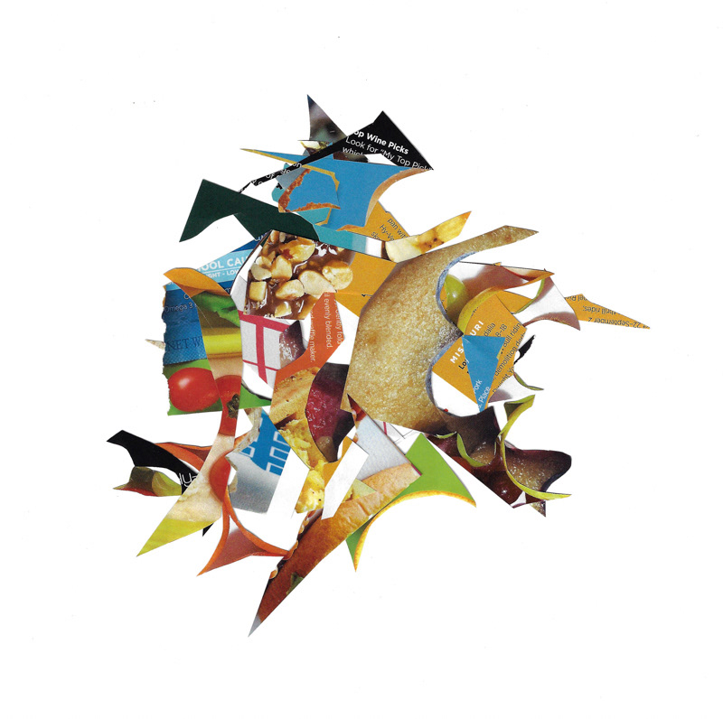 Scintilla Series II, 2020. Collage on Flatbed.