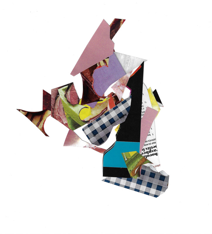 Scintilla Series I, 2020. Collage on Flatbed.