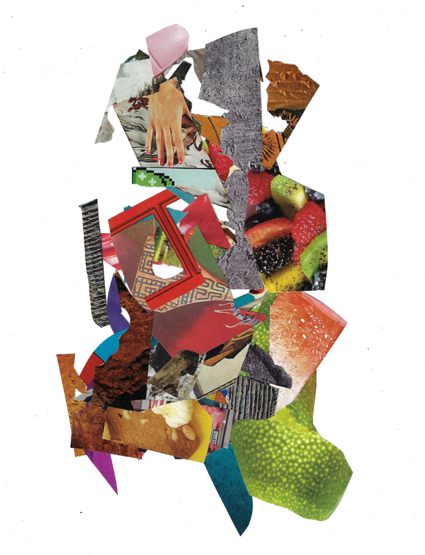 Scintilla Series VI, 2023. Collage on FLATBED | Joshua Cornelis