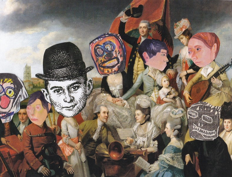 Contemporary Citations Series. Collage on paper, 8 x 10 in. 