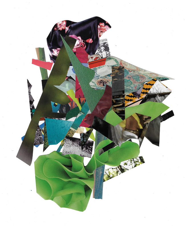 Scintilla Series VII, 2023. Collage on FLATBED | Joshua Cornelis