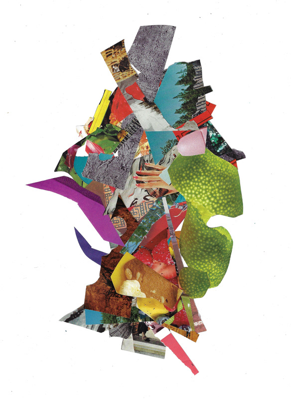 Scintilla Series VI, 2023. Collage on FLATBED | Joshua Cornelis