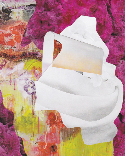 Contemporary Citations Series. Collage on paper, 8 x 10 in. 