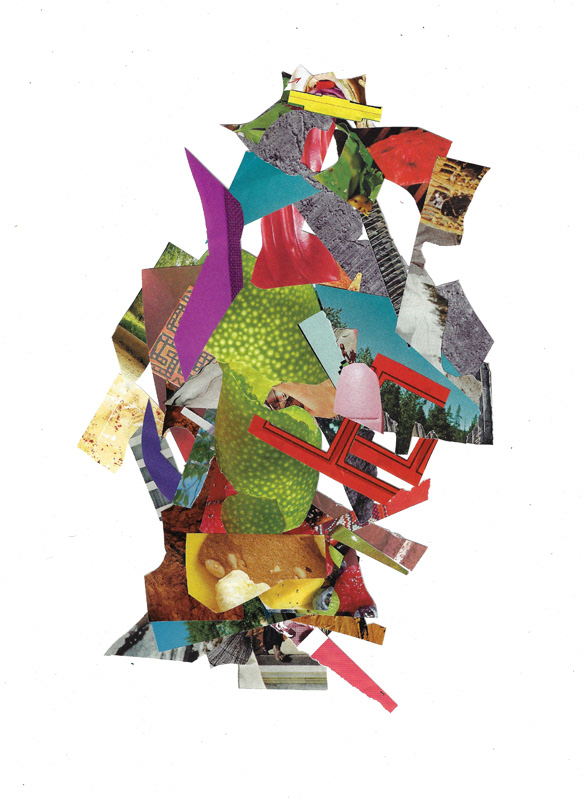 Scintilla Series VI, 2023. Collage on FLATBED | Joshua Cornelis