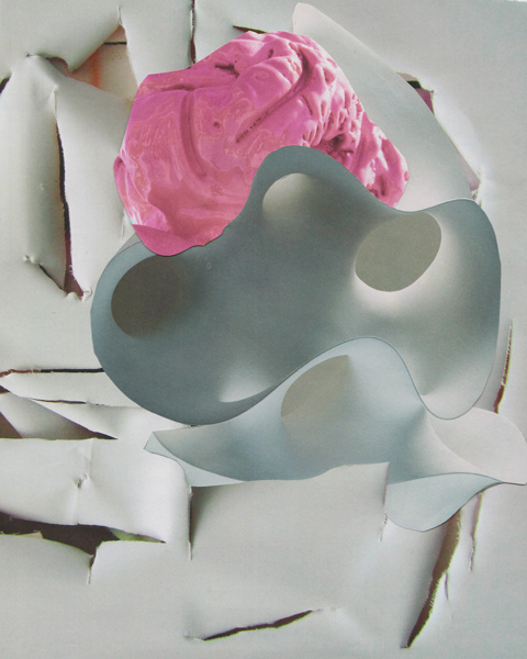 Contemporary Citations Series. Collage on paper, 8 x 10 in. 