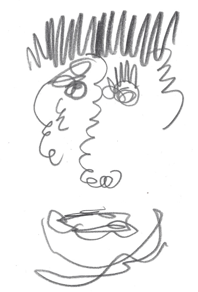 2024 | SELF PORTRAIT | GRAPHITE ON PAPER, 3 X 5 IN | Joshua Cornelis 