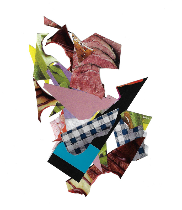 Scintilla Series I, 2020. Collage on Flatbed.