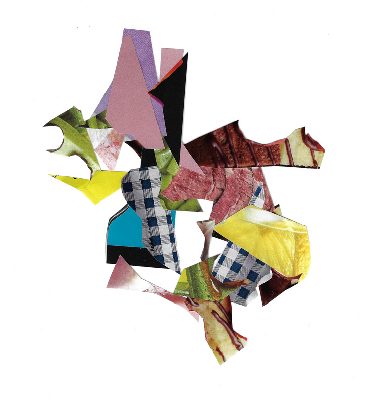 Scintilla Series I, 2020. Collage on Flatbed.