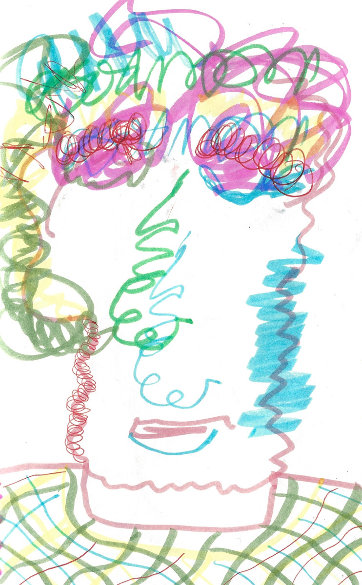 2025 | SELF PORTRAITS | MARKER ON PAPER, 8.5 x 5 IN | Joshua Cornelis