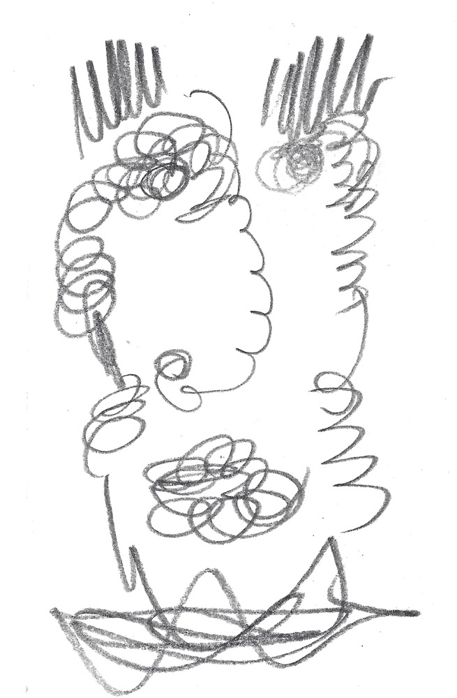 2024 | SELF PORTRAIT | GRAPHITE ON PAPER, 3 X 5 IN | Joshua Cornelis 