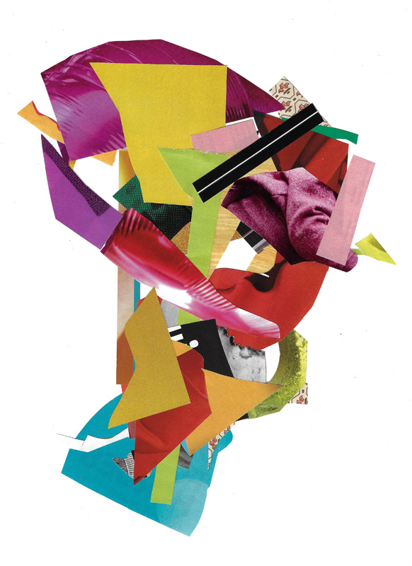 Scintilla Series VIII, 2023. Collage on FLATBED| Joshua Cornelis