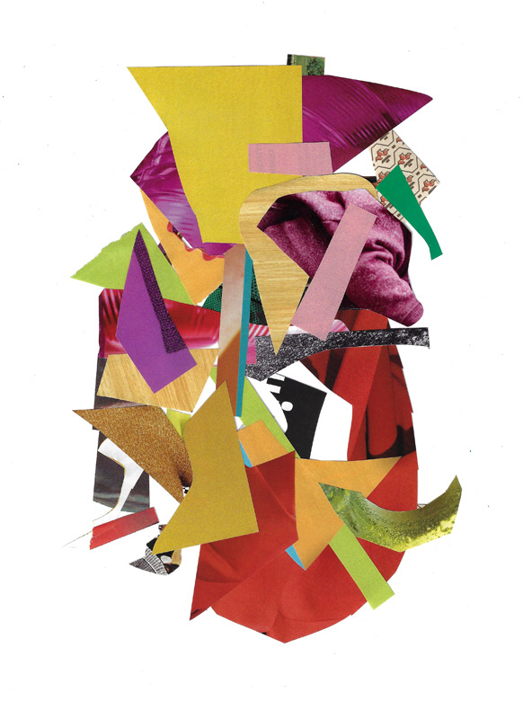 Scintilla Series VIII, 2023. Collage on FLATBED| Joshua Cornelis