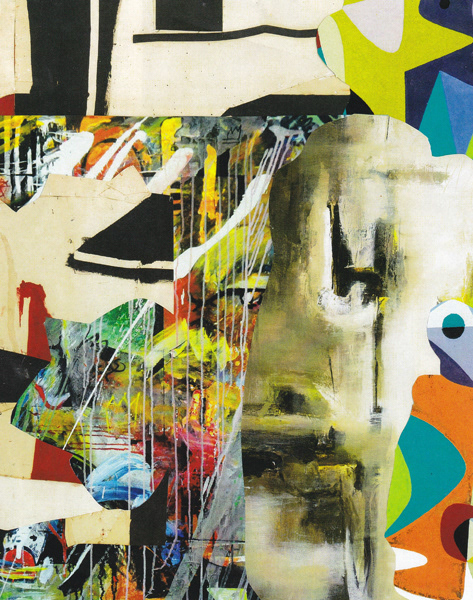 Contemporary Citations Series. Collage on paper, 8 x 10 in. 