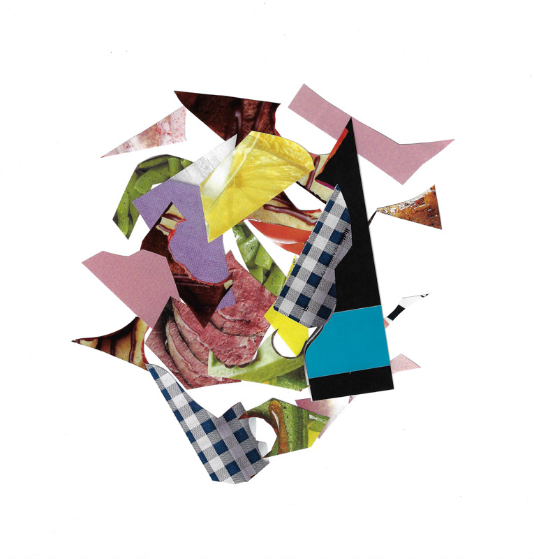 Scintilla Series I, 2020. Collage on Flatbed.
