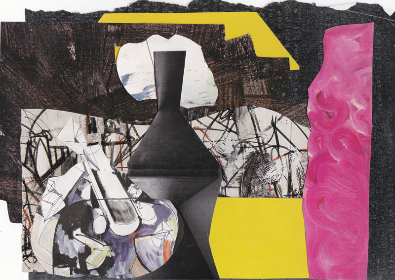 Contemporary Citations Series. Collage on paper, 8 x 10 in. 