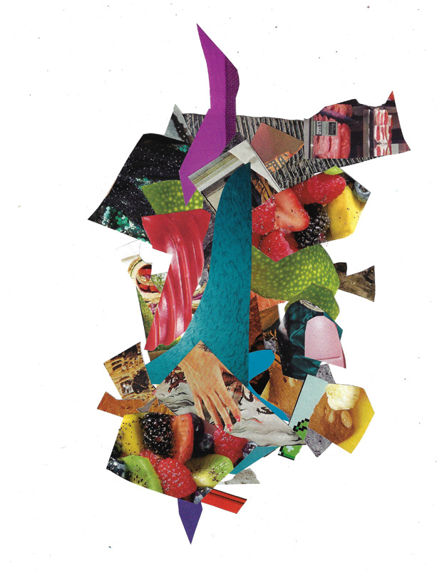 Scintilla Series VI, 2023. Collage on FLATBED | Joshua Cornelis