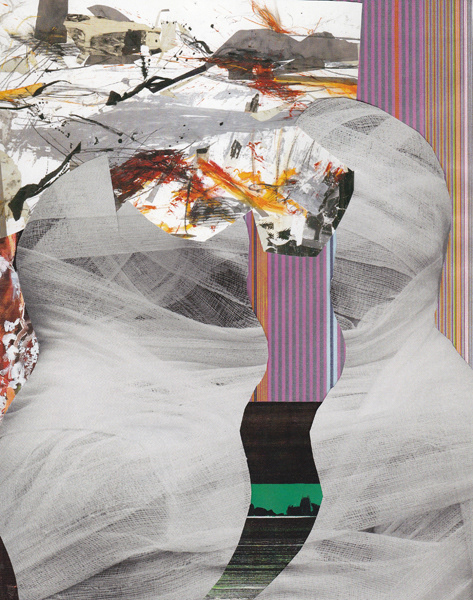 Contemporary Citations Series. Collage on paper, 8 x 10 in. 