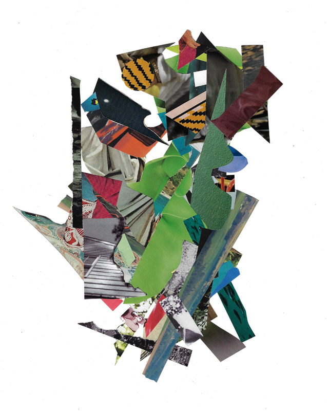 Scintilla Series VII, 2023. Collage on FLATBED | Joshua Cornelis