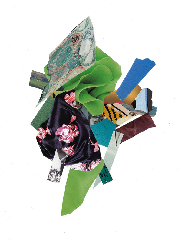 Scintilla Series VII, 2023. Collage on FLATBED | Joshua Cornelis