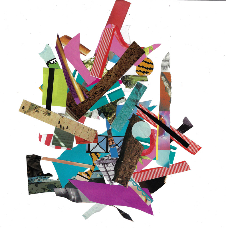 Scintilla Series V, 2023. Collage on FLATBED | Joshua Cornelis