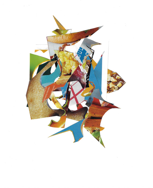 Scintilla Series II, 2020. Collage on Flatbed.