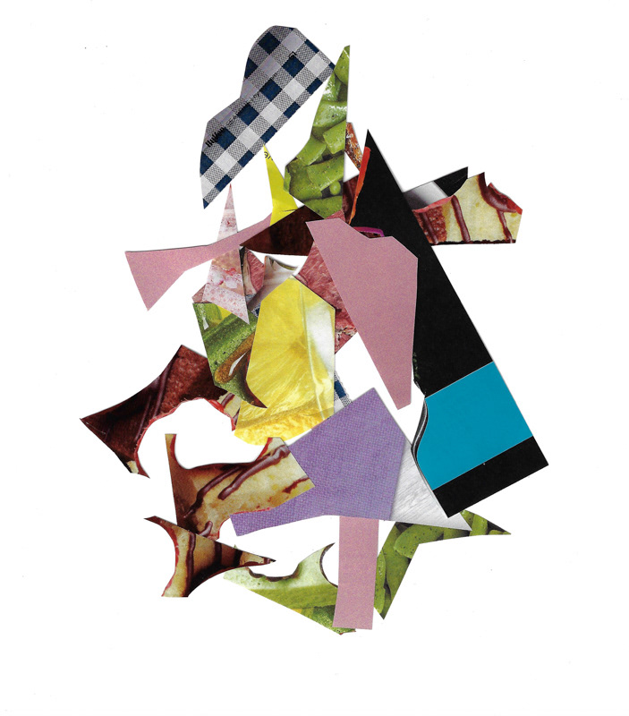 Scintilla Series I, 2020. Collage on Flatbed.
