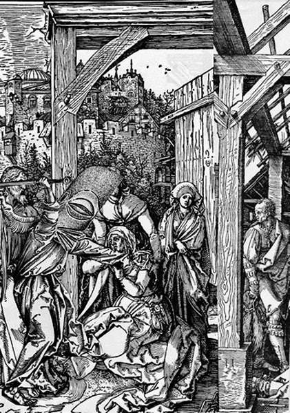 Dialogue with Dürer Series, 2012-14. Collage on Paper, 8 x 10 in. 