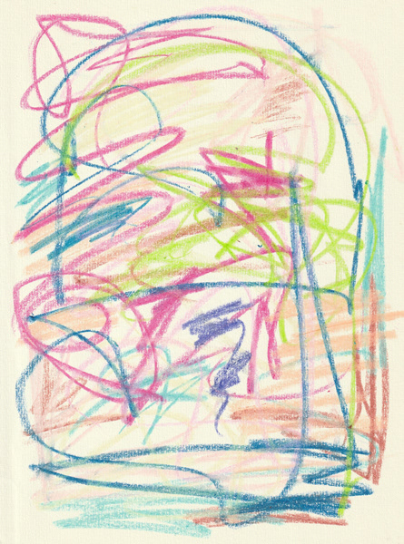 Self Portrait, 2018. Crayon on paper, 8.5 x 11 in. 