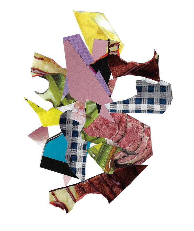 Scintilla Series I, 2020. Collage on Flatbed.
