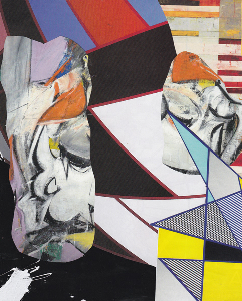 Contemporary Citations Series. Collage on paper, 8 x 10 in. 