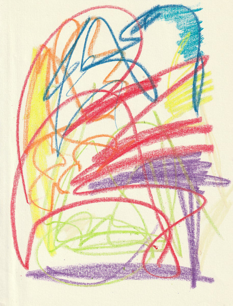 Self Portrait, 2018. Crayon on paper, 8.5 x 11 in. 