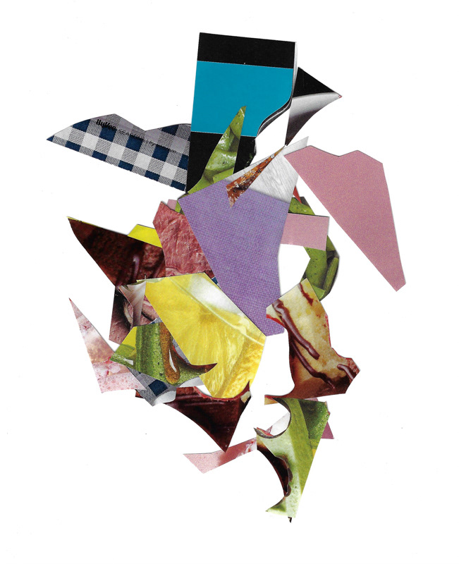 Scintilla Series I, 2020. Collage on Flatbed.