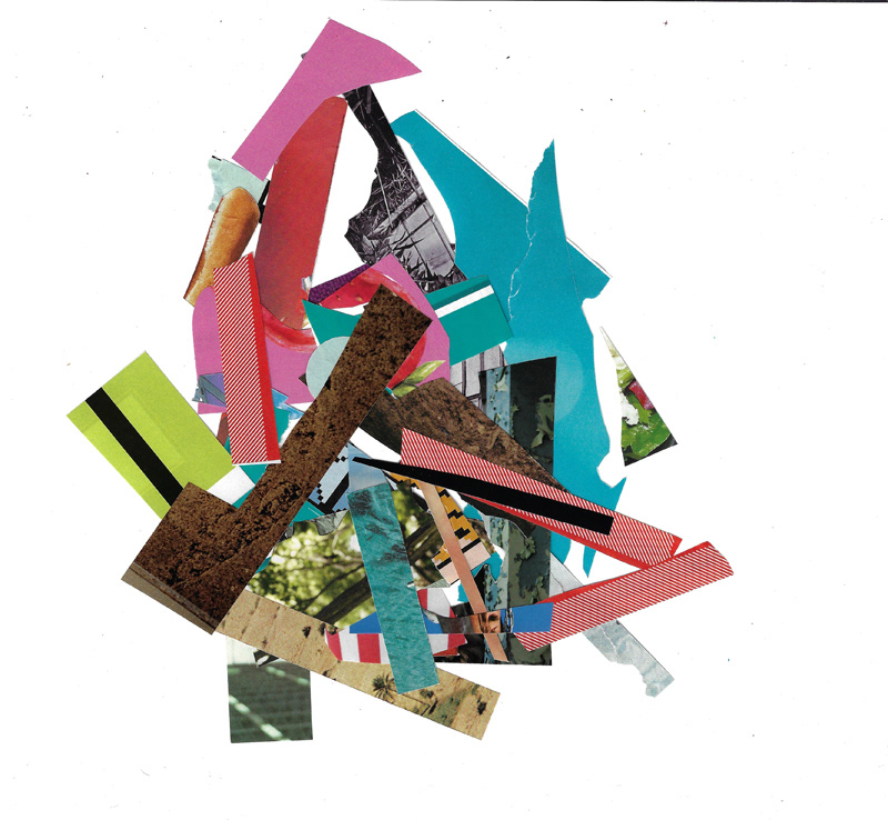 Scintilla Series V, 2023. Collage on FLATBED | Joshua Cornelis