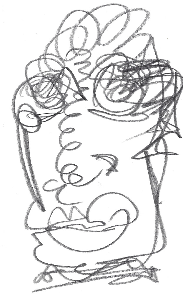 2024 | SELF PORTRAIT | GRAPHITE ON PAPER, 3 X 5 IN | Joshua Cornelis 