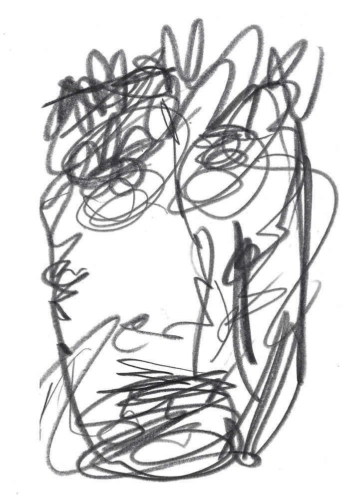 2024 | SELF PORTRAIT | GRAPHITE ON PAPER, 3 X 5 IN | Joshua Cornelis 