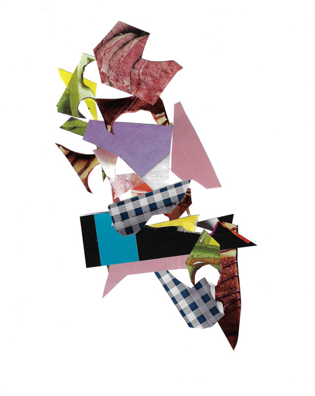 Scintilla Series I, 2020. Collage on Flatbed.