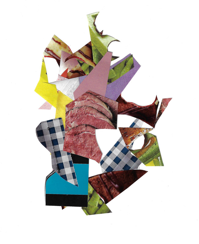 Scintilla Series I, 2020. Collage on Flatbed.
