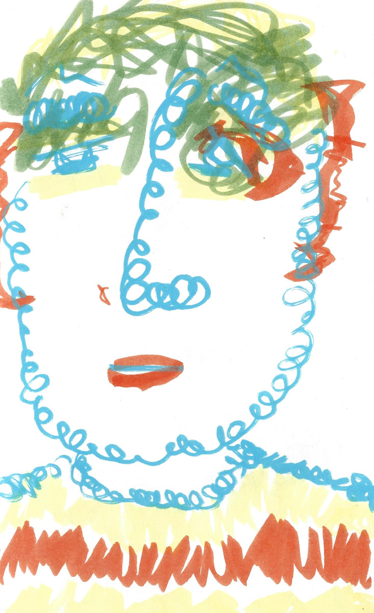 2025 | SELF PORTRAITS | MARKER ON PAPER, 8.5 x 5 IN | Joshua Cornelis