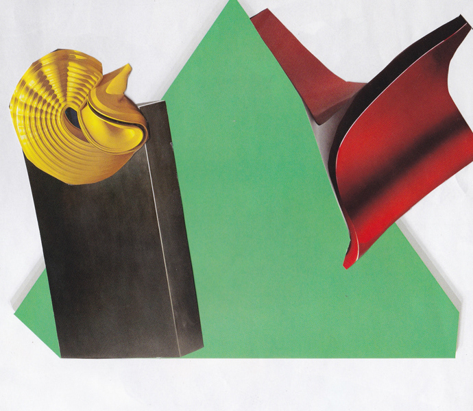 Contemporary Citations Series. Collage on paper, 8 x 10 in. 