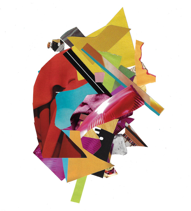 Scintilla Series VIII, 2023. Collage on FLATBED| Joshua Cornelis