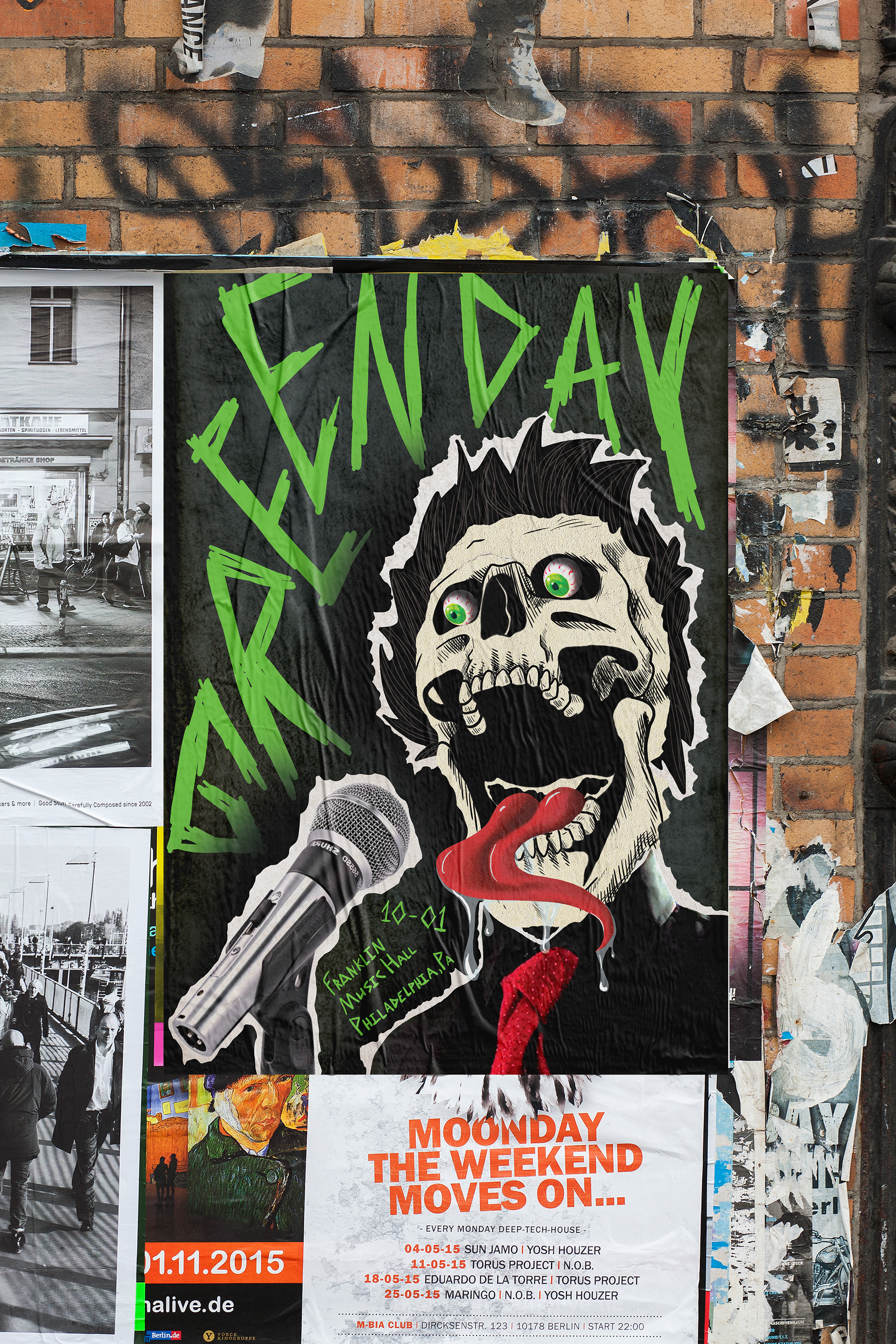 Poster on the wall