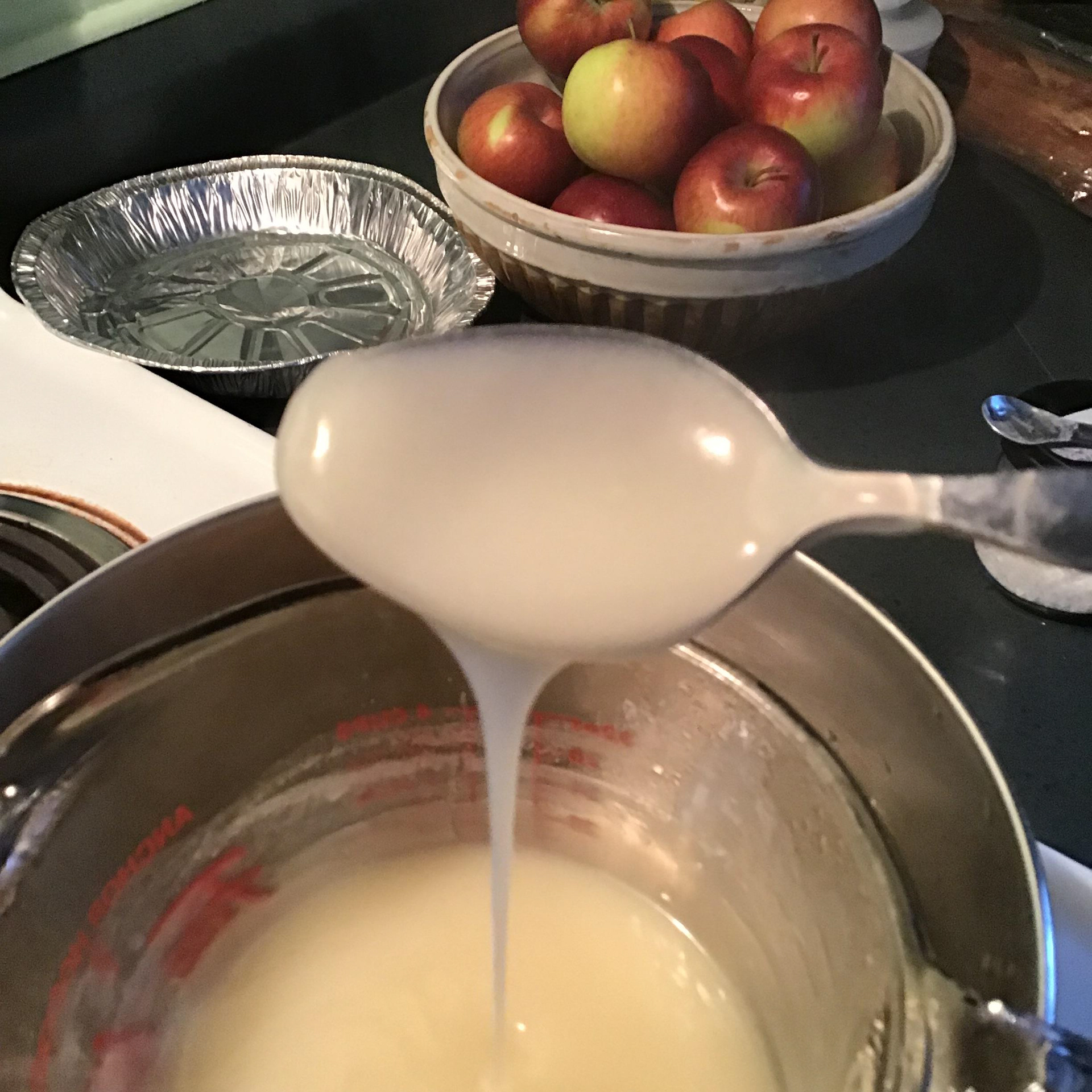 Cooking time was more than 1/2 hrs. Important to cook in double boiler...
