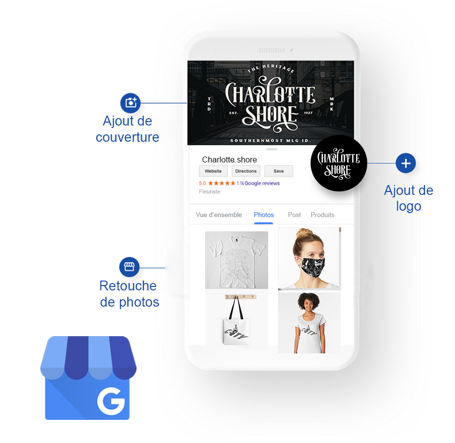 fiche google my business création graphique