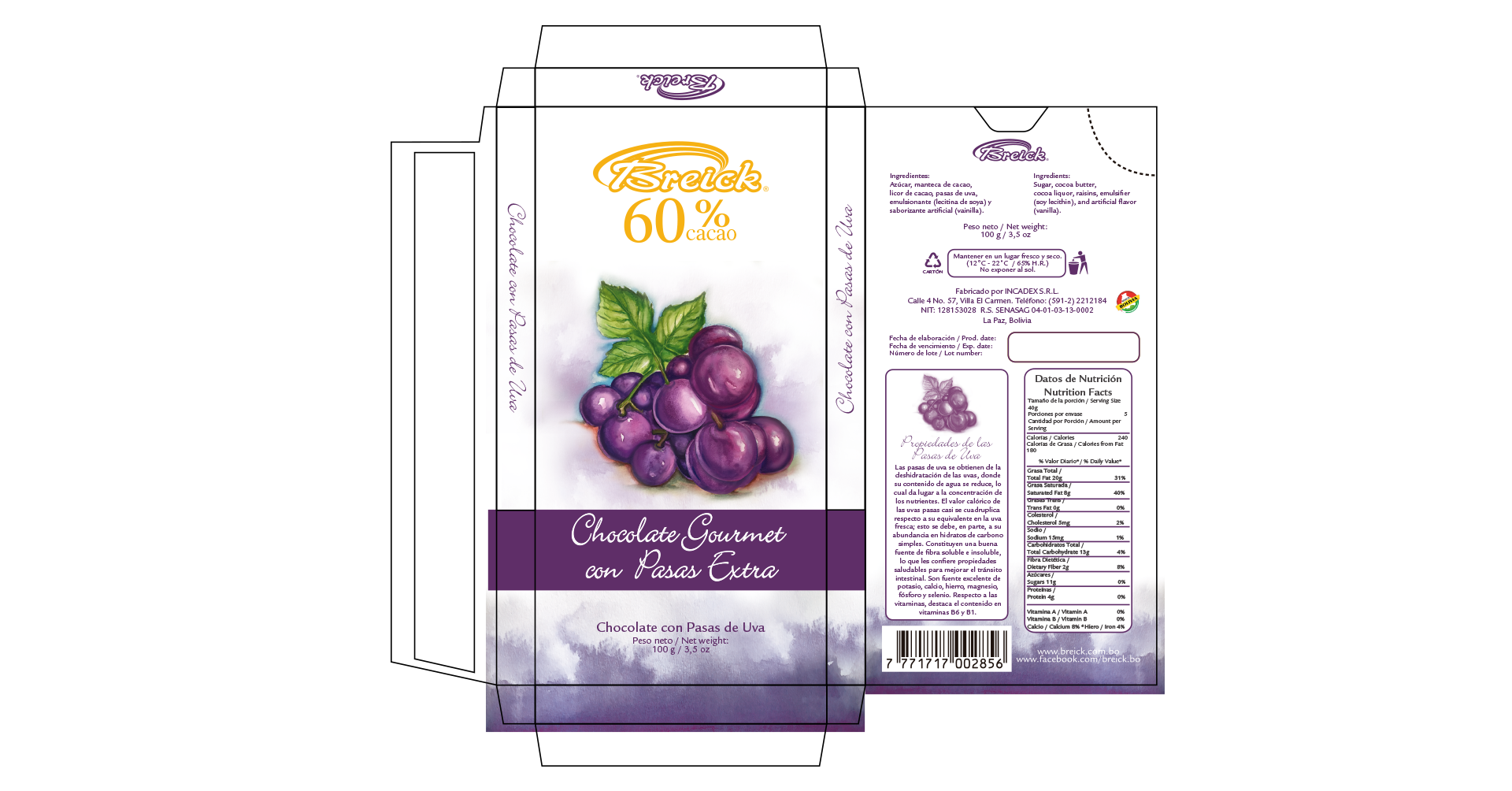 Création d'emballage de produit - Contrôle et supervision de contenu. 