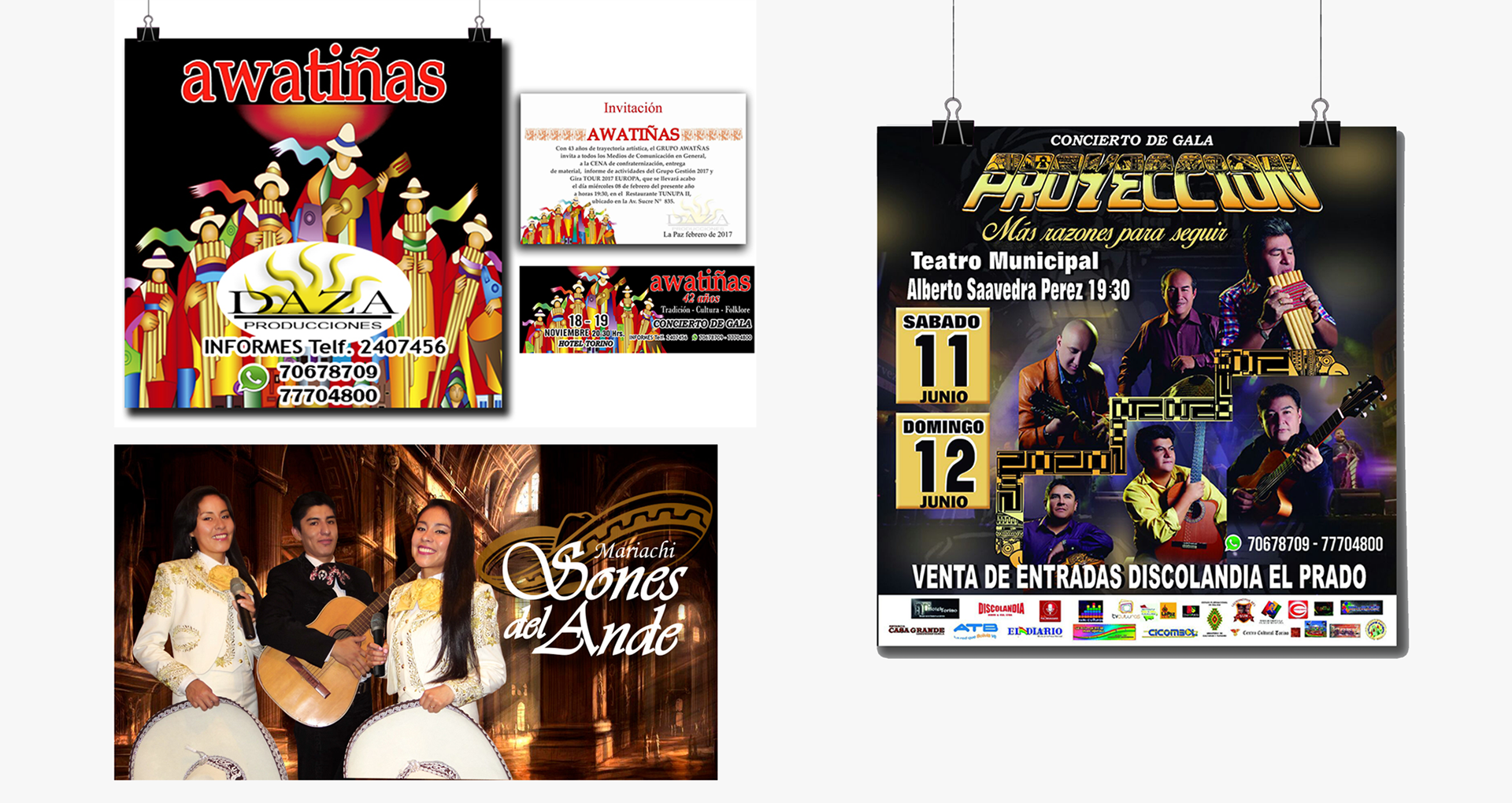 Design - création graphique panneaux événementiel.