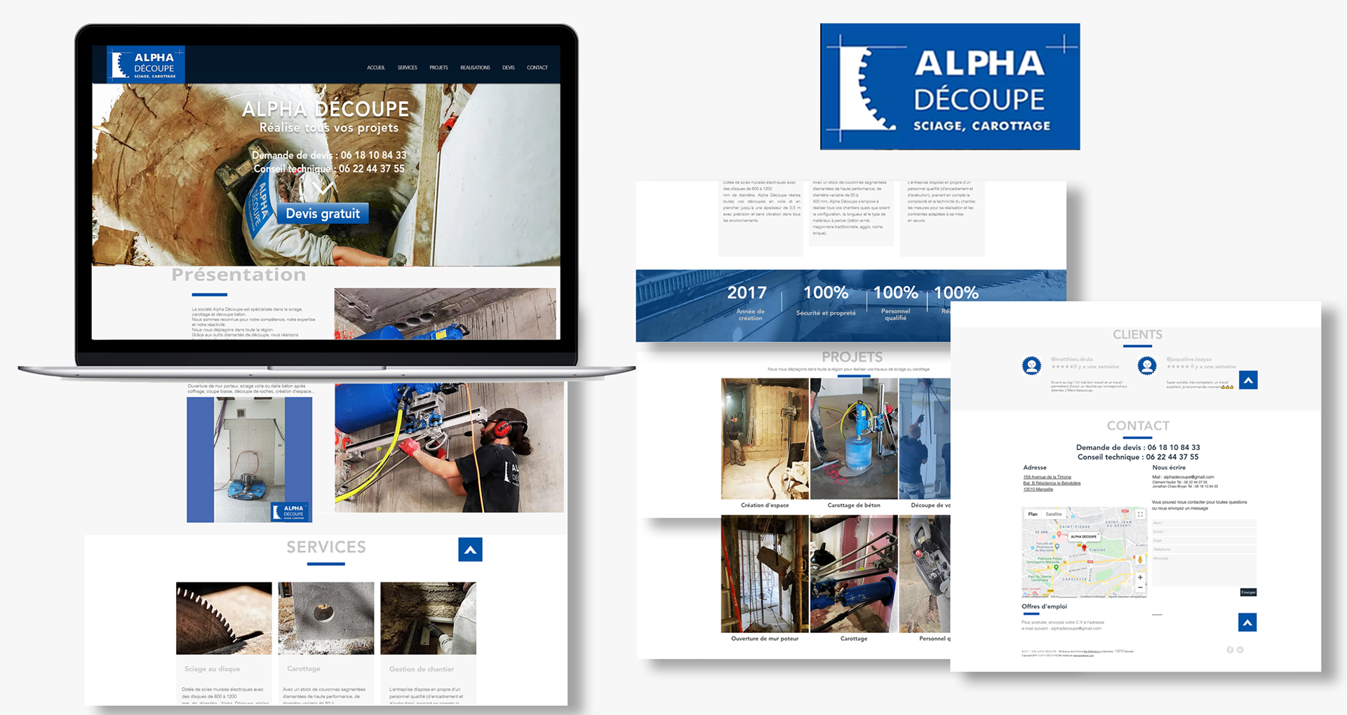 Site Internet WEBDESIGN RESPONSIVE, COMPATIBLE SMARTPHONE, TABLETTE ET ORDINATEUR