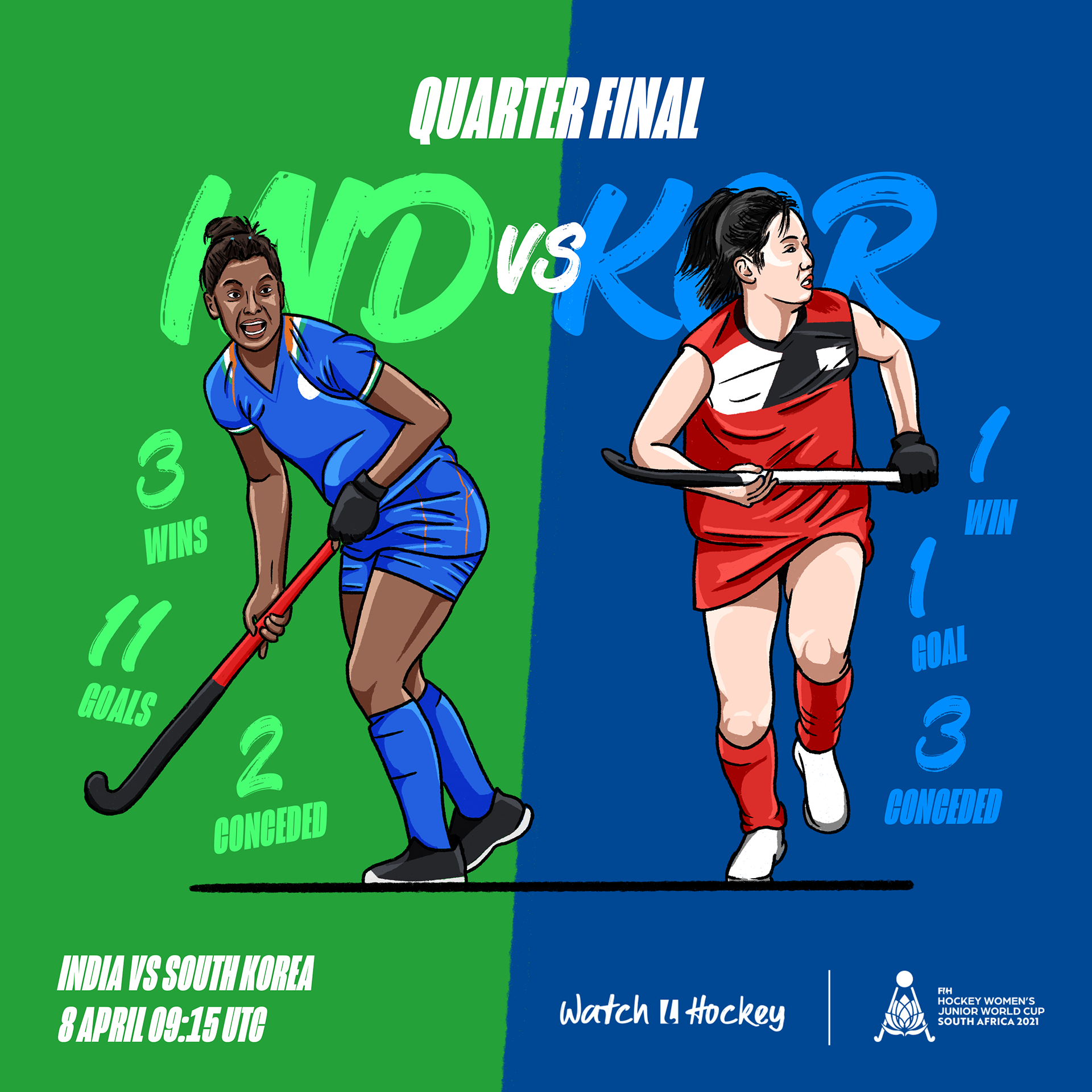 drawnbyluc / Sports Illustrator Hockey Junior World Cup