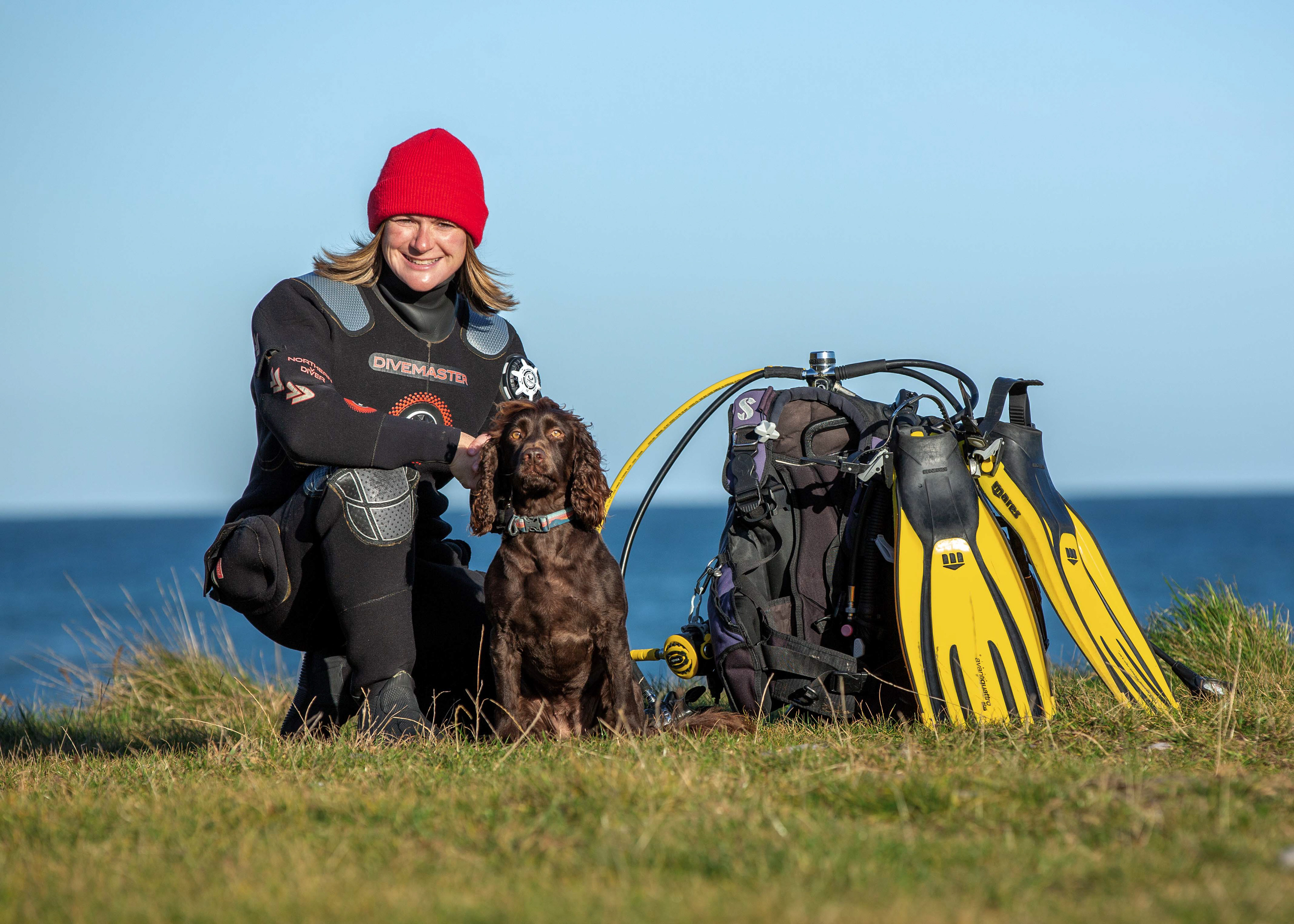 Lauren Smith poses with Tattie