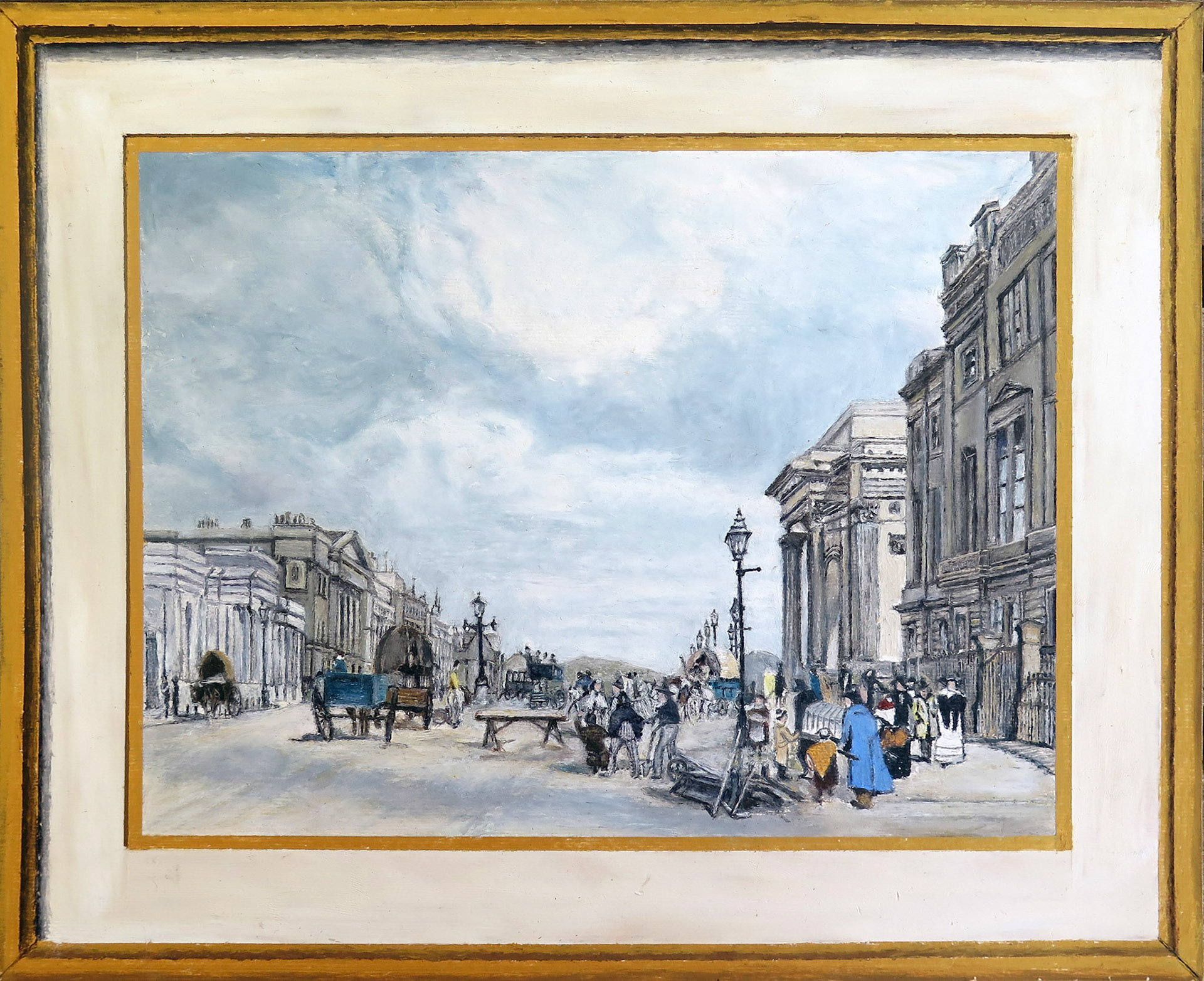 Kaplan and Carmel, 2020 | Thomas Shotter Boys, Hyde Park Corner Looking Down Piccadilly from London as it is Drawn from Nature, 1842, replica framed by the Soberman's